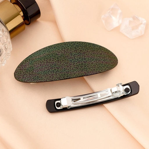 Цена за 6 шт. Заколка - автомат для волос «Чёрная лава», набор 2 шт.: 9 см, 7.5 см