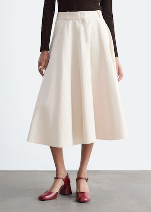 Falda sastre con corte circular - H&m фото 4