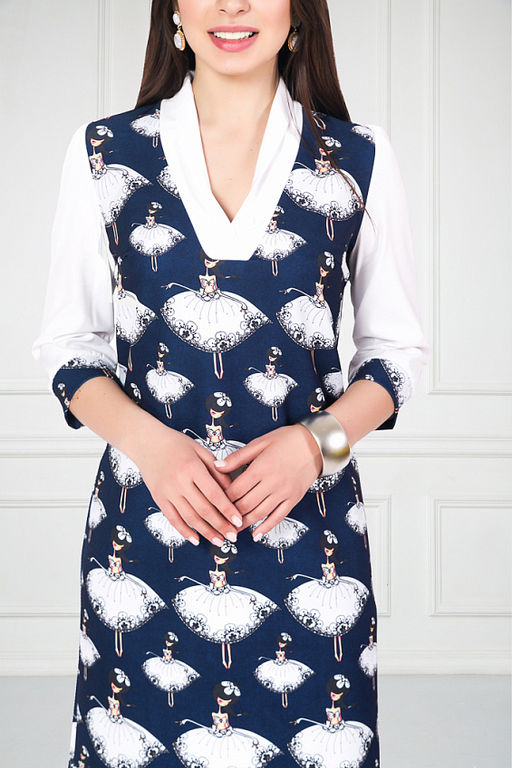 ПЛАТЬЕ АЛЬЯНА (БЛУ) - Bellovera фото 4