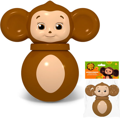 Неваляшка "Чебурашка" 18см (01746, "Stellar") в пакете