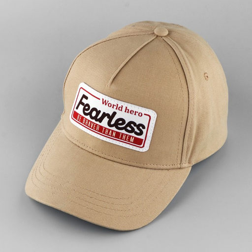 Кепка Fearless, бежевая, р-р 56