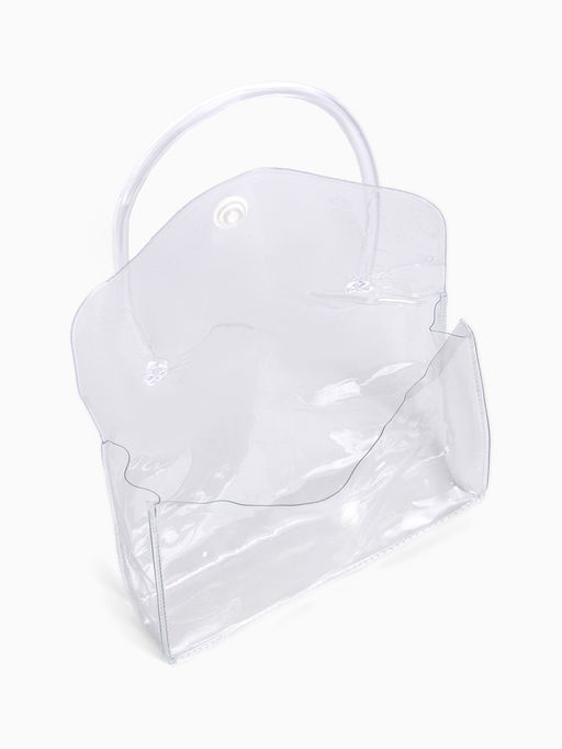 Цена за 3 шт. Косметичка на кнопке для бассейна, маленькая, с ручкой, прозрачная - Simaland фото 3