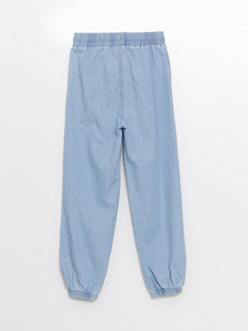 Beli Lastikli K?z ?ocuk Jean Jogger Pantolon - Waikiki фото 3