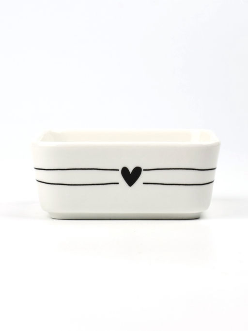 Соусник керамический «С любовью», 8.5×8.5×3.5 см, Dolce Ceramo