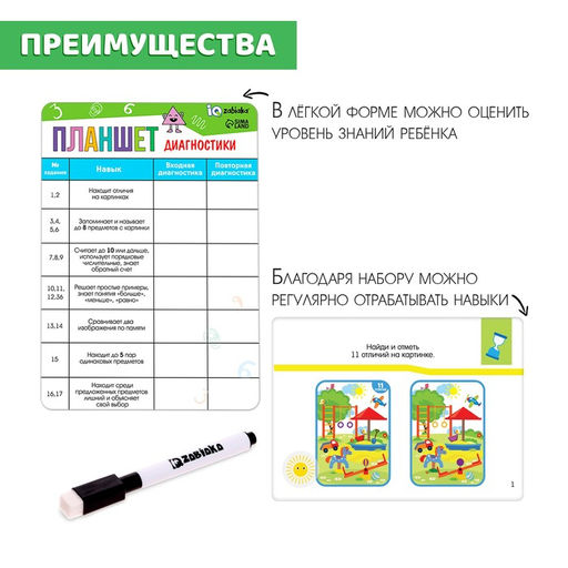 Развивающий набор Нейротесты. Диагностика навыков ребёнка - Iq-zabiaka фото 14