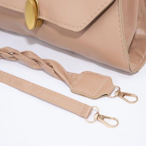 Сумка-мессенджер на клапане, цвет бежевый - Simaland фото 7