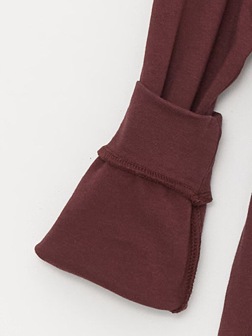 Kap??onlu Bask?l? Uzun Kollu Erkek ?ocuk Ti??rt - Waikiki фото 3