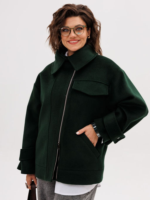 Жакет ANELLI 1473 изумрудный лес