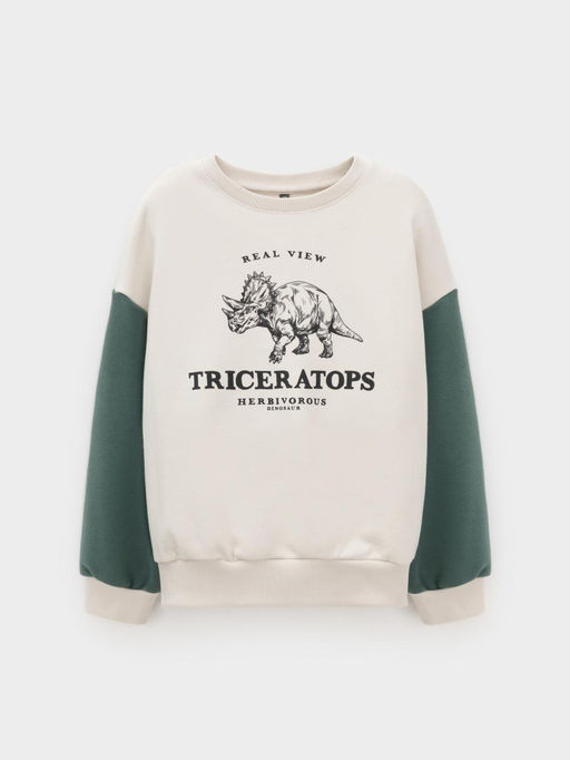 КР 302851/светло-бежевый 0783 к606 джемпер (свитшот) для мал