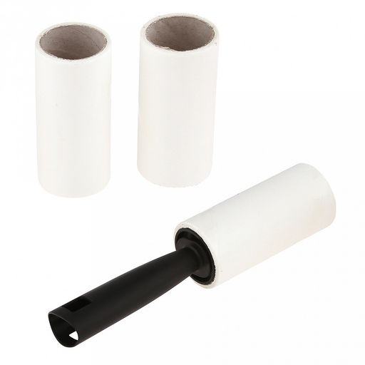 Ролик для чистки одежды "FREGO" 21х4,5х4,5см, 50 листов, в наборе два сменных блока, пластмассовое основание (Россия)