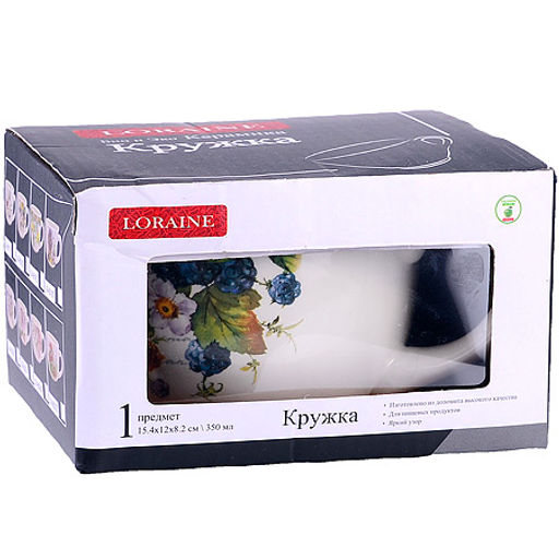 60143 Кружка-супница 550мл Лесные ягоды с лимонами доломит LR (х36) - Mayer&boch фото 3