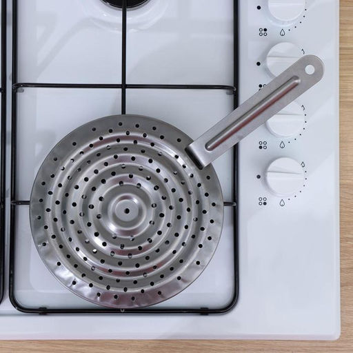 Рассекатель огня со съёмной ручкой, d=19 см