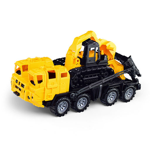 Тягач "Урал" с трактором