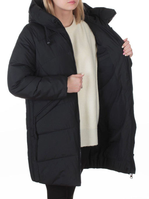 A622 BLACK Куртка зимняя женская (200 гр. био-пух)