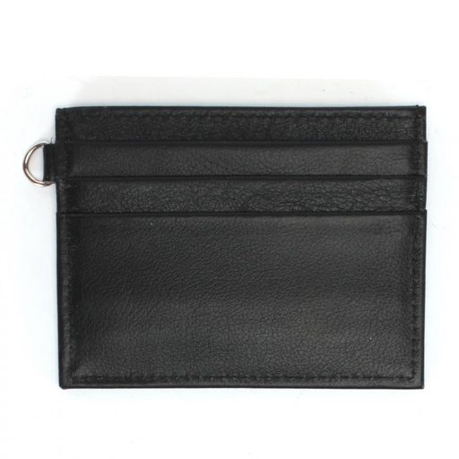 Визитница-кардхолдер Croco-ВК-215 н/к, 1отд, 3карм, черный матовый (3) 229072