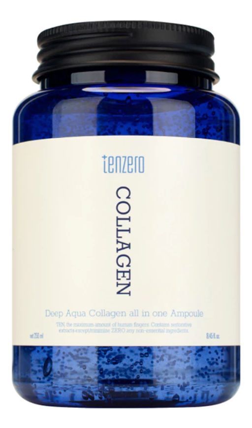 Сыворотка ампульная с коллагеном TENZERO Deep Aqua Collagen All In One Ampoule, 250ml