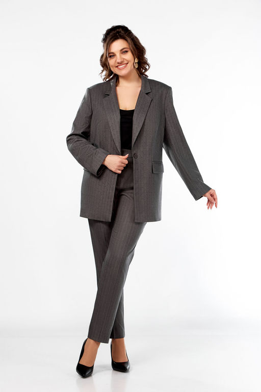 Жакет Olga Style С965 темно-серый