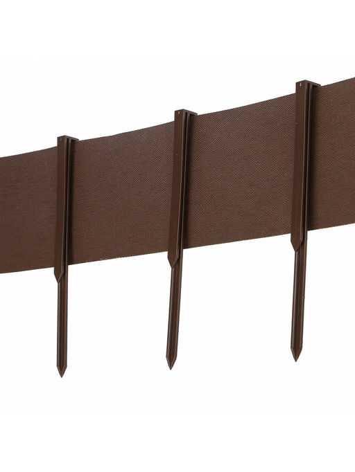 Колышки для бордюрной ленты, h=40 см, набор 10 шт., коричневый, Greengo фото 2