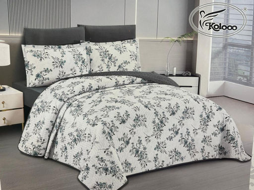 Одеяло стеганное с простыней на резинке и наволочками 4шт Koloco 192-2 192-2/07