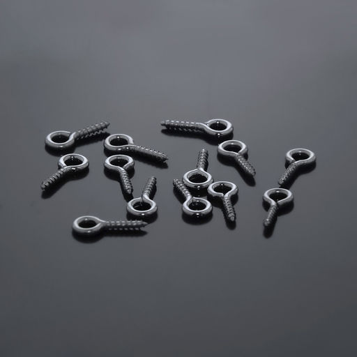 Цена за 2 шт. Штифт винтовой для кулона СМ-934, (набор 50 шт.) 1.1×0.5×0.1 см, цвет серебро