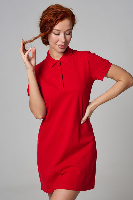 Платье Натали 14413 поло из хлопка  фото 57