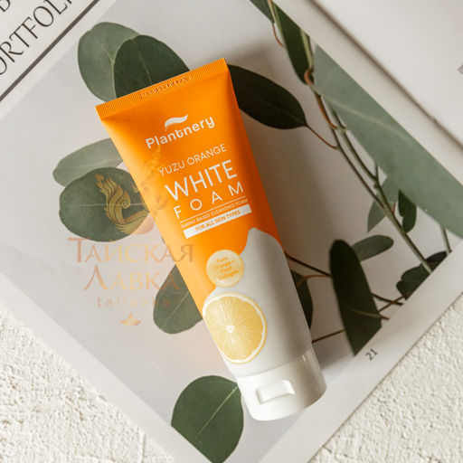 Пенка д/умывания Осветляющая с Апельсином и Аминокислотами PLANTNERY 100 гр  фото 5