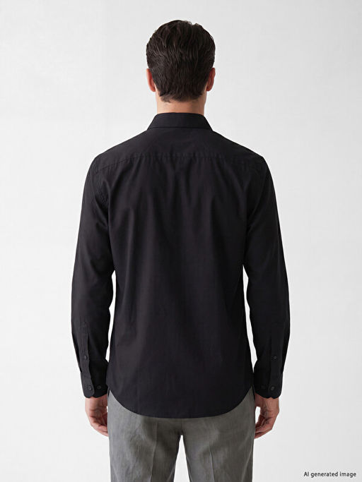 Slim Fit Poplin Erkek G?mlek - Waikiki фото 3