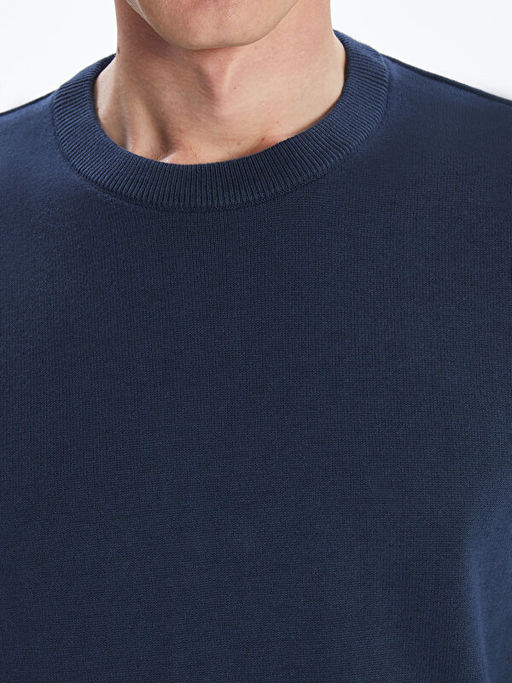 Bisiklet Yaka Erkek Triko Kazak