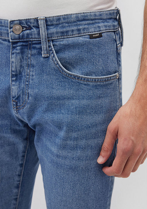 James Kolej Ac?k Mavi Jean Pantolon  фото 4