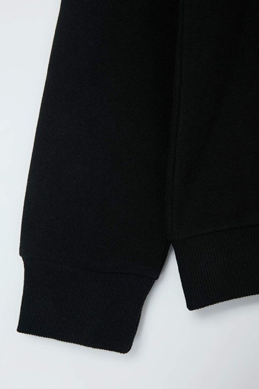Siyah Regular/Rahat Kal_p Yumu_ak Tu_e Sweatshirt TMNAW27SW00007 - Trendyolmilla фото 2