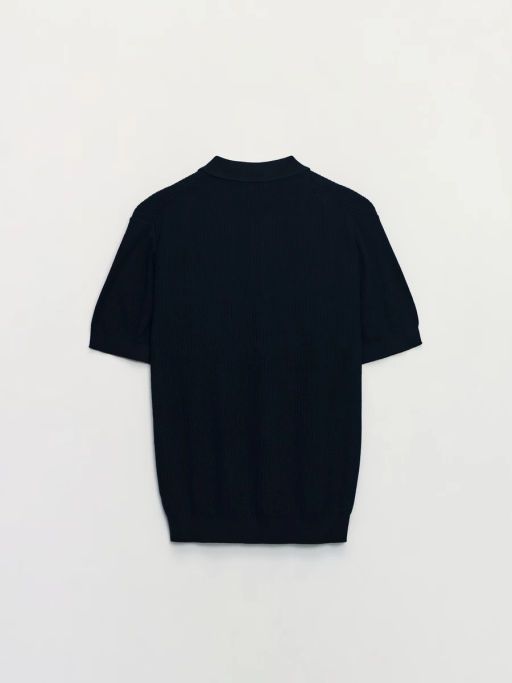 Джемпер поло из текстурного хлопка / Zarina