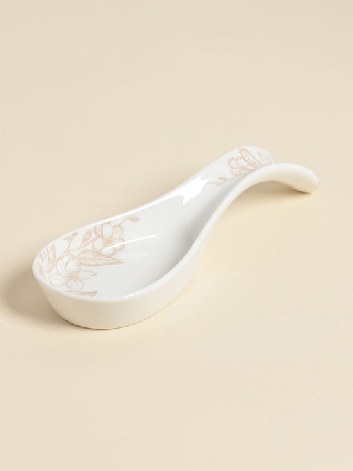 Подставка под ложку SL Home «Аманде», 20.7×7.3×4 см, фарфор, белая