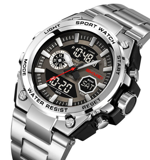 Часы наручные Skmei мужские электронные спортивные 2416silver