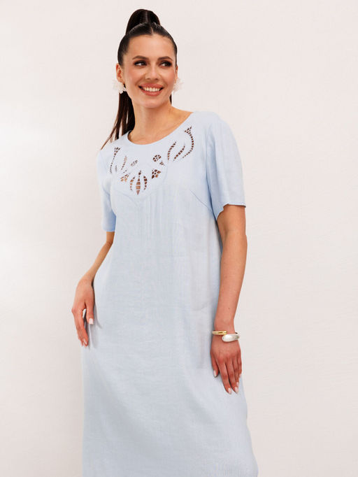 Платье Galean Style 1011 голубой