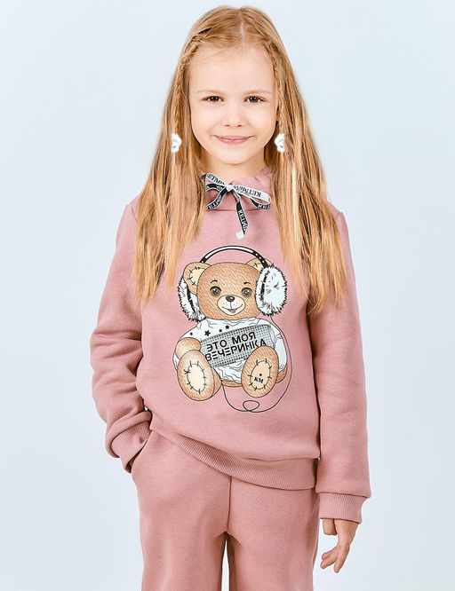 Детский костюм с начесом KETMIN ВЕЧЕРИНКА цв.Чайная Роза