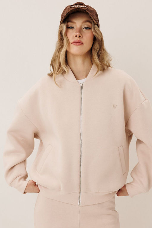 Бомбер GO F4113/03-03.170-176 кремовый