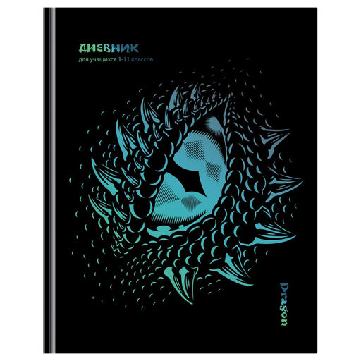 Дневник тв. об., 1-11 кл. "Dragons eye" (Д5т40_лм_тф 12634, BG) матовая ламинация, тиснение фольгой