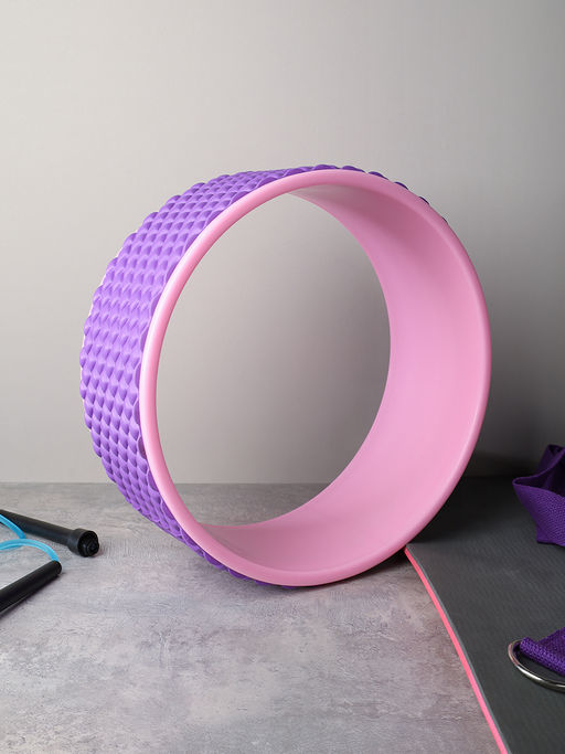 Колесо для йоги и пилатеса массажное 30Х10 / MYW-30VP / фиолетовый / уп10 - Галеонтрейд фото 10
