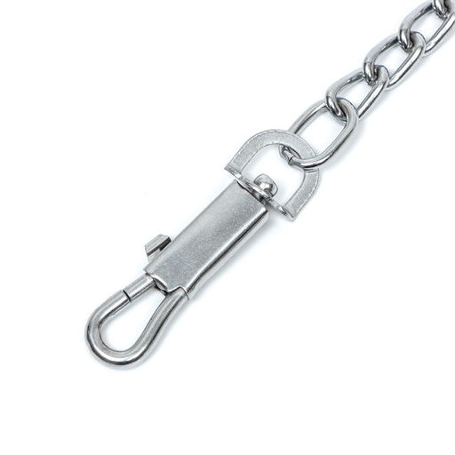 Цепь для привязи собак мелкокалиберная, 1,8 м, толщина проволки 3 мм - Пижон фото 4