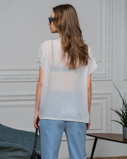 Футболка с шифоновой спинкой 15.4.12 - Sahar art lab фото 4