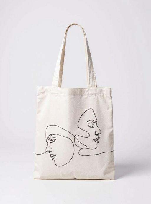 Эко-шоппер из 100% хлопка "TWO FACE"