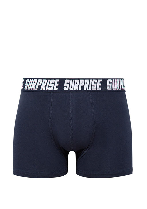 Lacivert Basic Boxer