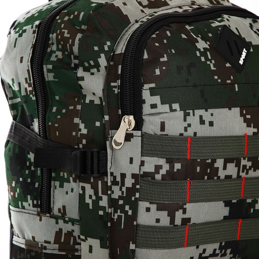 Рюкзак туристический на молнии, с увеличением, 4 наружных кармана, цвет зелёный - Simaland фото 9