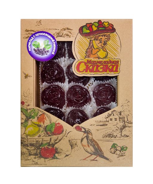 Мармелад желейный формовой "Со свежими ягодами и фруктами" 500гр коробка