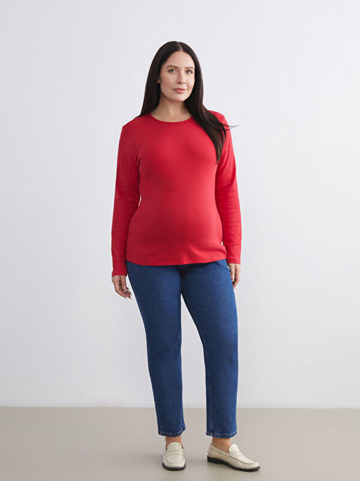 Kar?n Panelli Mom Fit Hamile Jean Pantolon