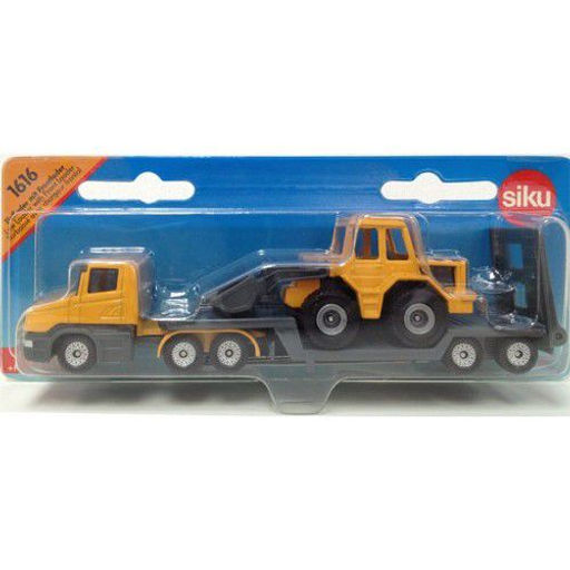 Тягач Siku с бульдозером  фото 4