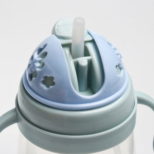 Поильник с силиконовой трубочкой и ручками, 400 мл., цвет МИКС - Simaland фото 6