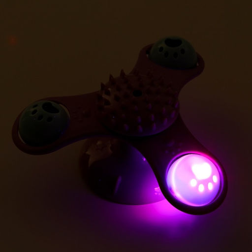 Игрушка-вертушка на присоске для кошек, 3 отсека с бубенчиками, микс цветов - Пижон фото 4