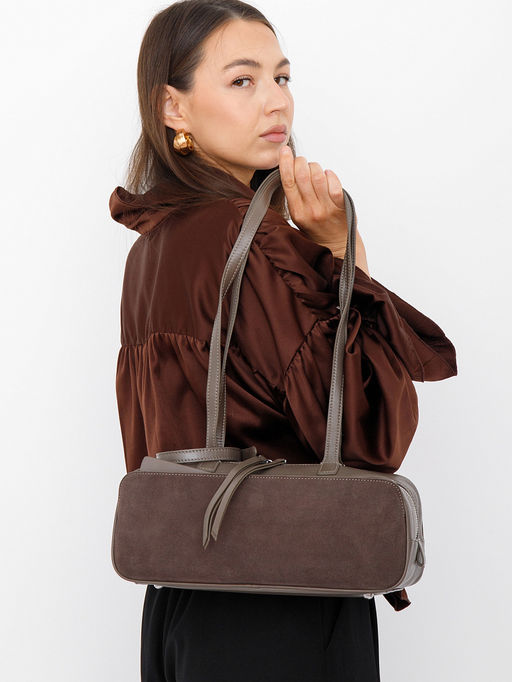 Сумка 6658-1VG gray Vitelli Grassi