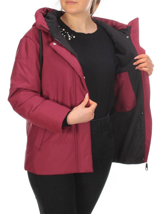 2255 WINE Куртка демисезонная женская Flance Rose (100 гр. синтепон)